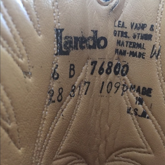 Classic, Vintage Laredo Boots - Picture 3 of 3